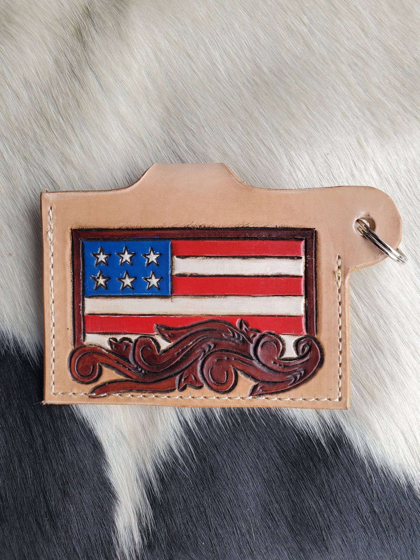 American flag Card Wallet